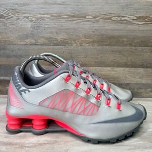Nike Shox Superfly R4 Womens Size 8 Silver Pink Running Shoes 653479-006